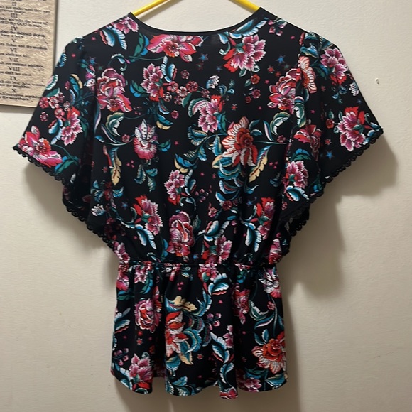 Monteau floral blouse size L - Picture 6 of 6